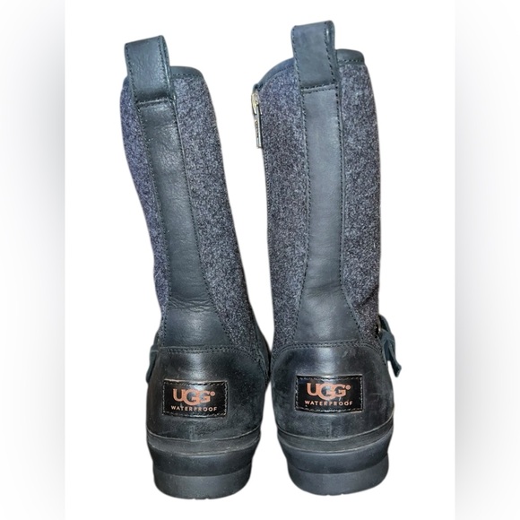 UGG “Anali” Waterproof Leather & Wool Boots – Size 9 - Picture 5 of 8